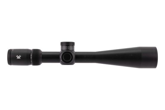 This FFP rifle scope features a 30mm tube.